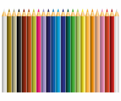 24 color pencil vector klein